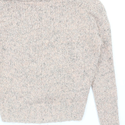 Womens UK Size 8 Miss Selfridge Pink Pullover Jumper
