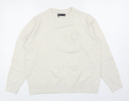 Womens UK Size M Marks and Spencer Ivory Pullover Jumper