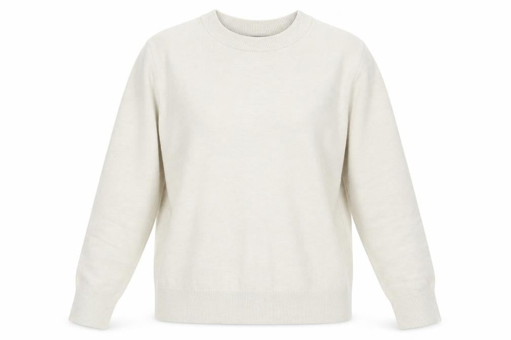 Womens UK Size M Marks and Spencer Ivory Pullover Jumper