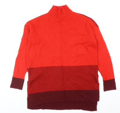 Womens UK Size XS Oasis Red Pullover Jumper