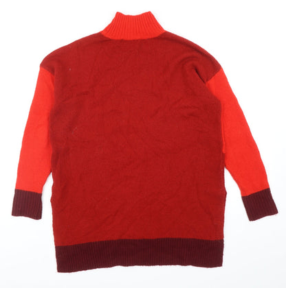Womens UK Size XS Oasis Red Pullover Jumper