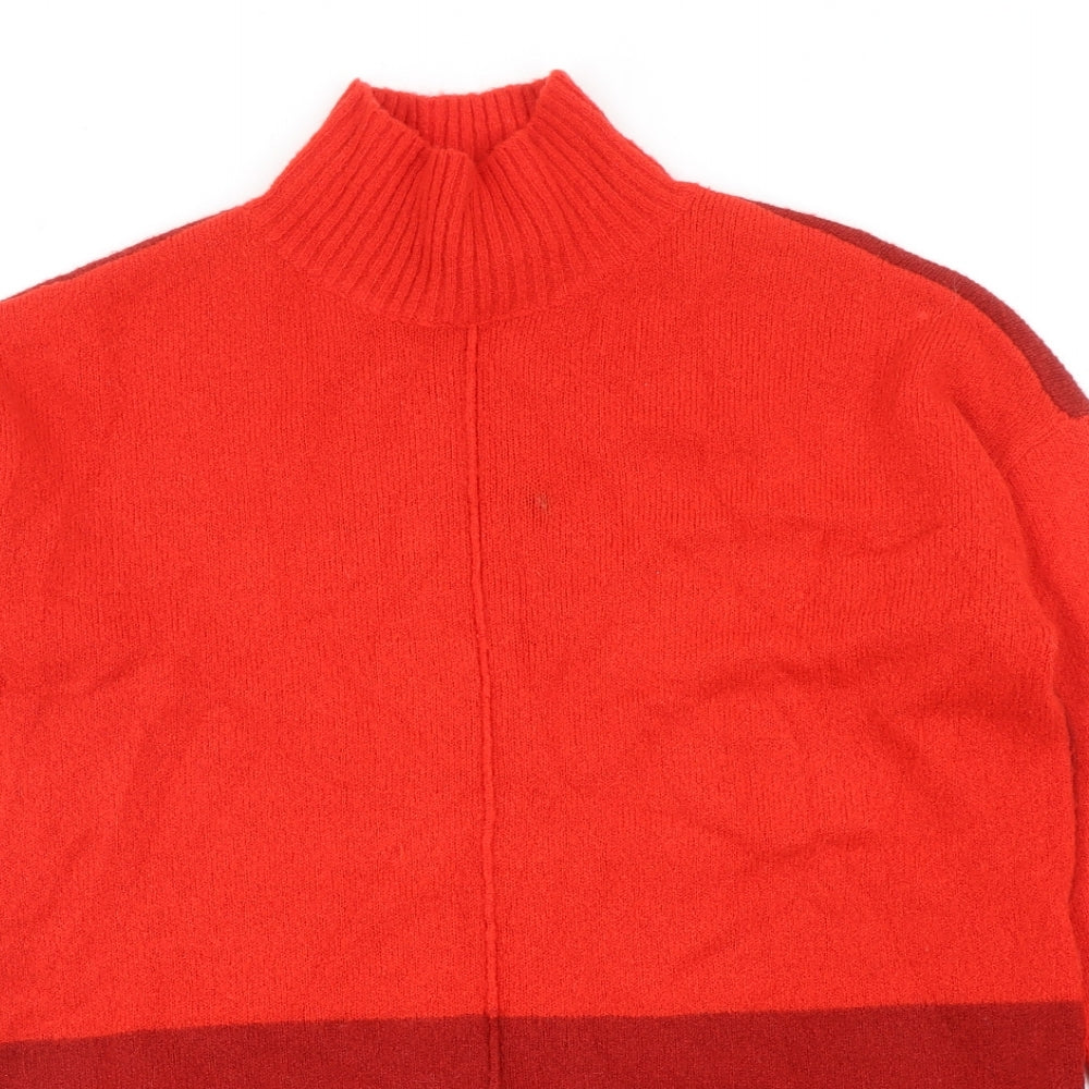 Womens UK Size XS Oasis Red Pullover Jumper