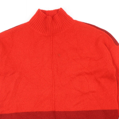 Womens UK Size XS Oasis Red Pullover Jumper