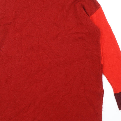 Womens UK Size XS Oasis Red Pullover Jumper