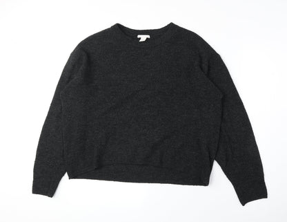 Womens UK Size S H&M Grey Pullover Jumper