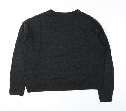 Womens UK Size S H&M Grey Pullover Jumper