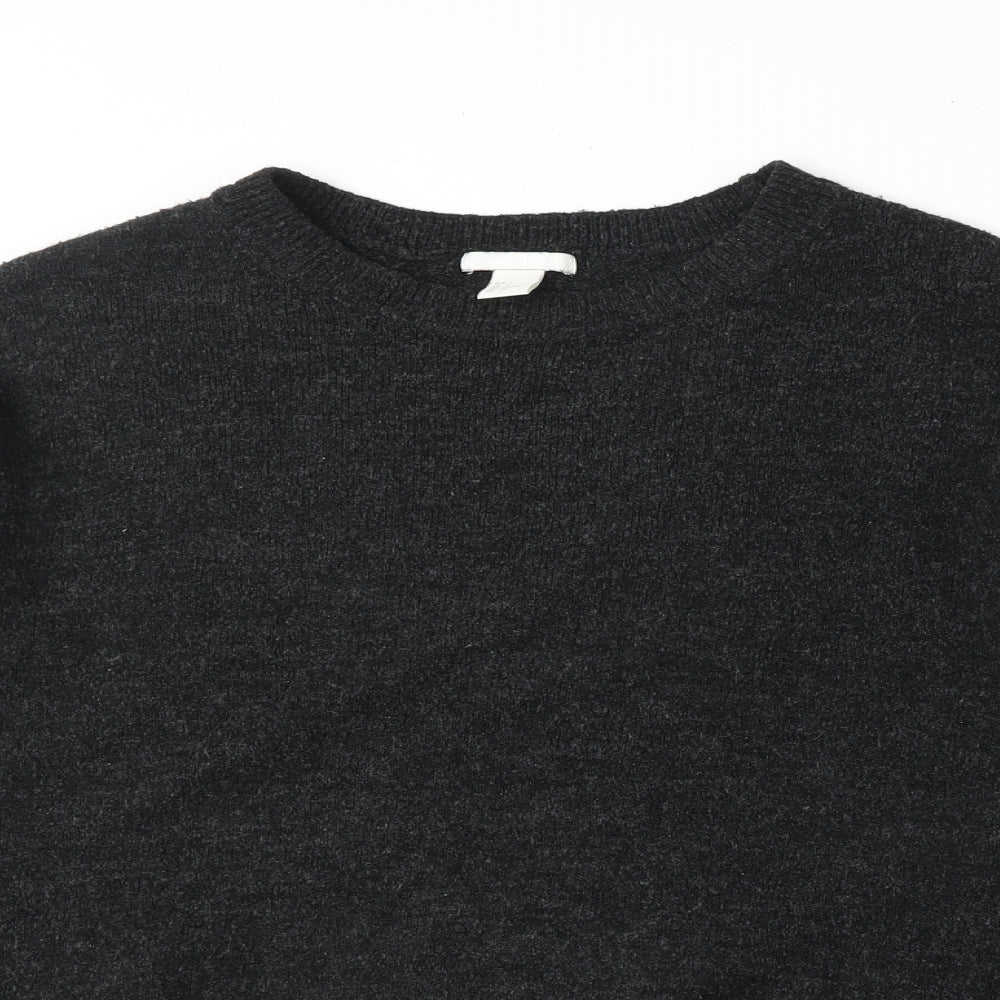 Womens UK Size S H&M Grey Pullover Jumper