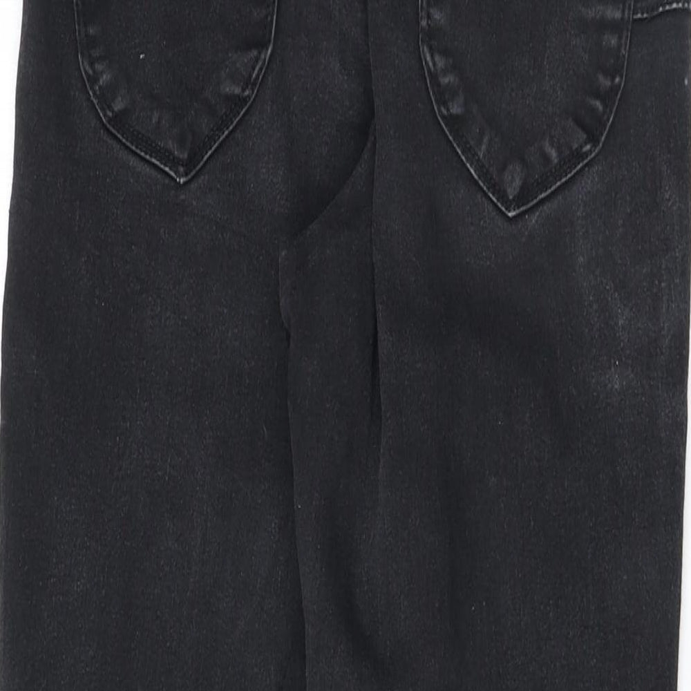 DNMX Womens Black Cotton Skinny Jeans Size 26 in Regular Button