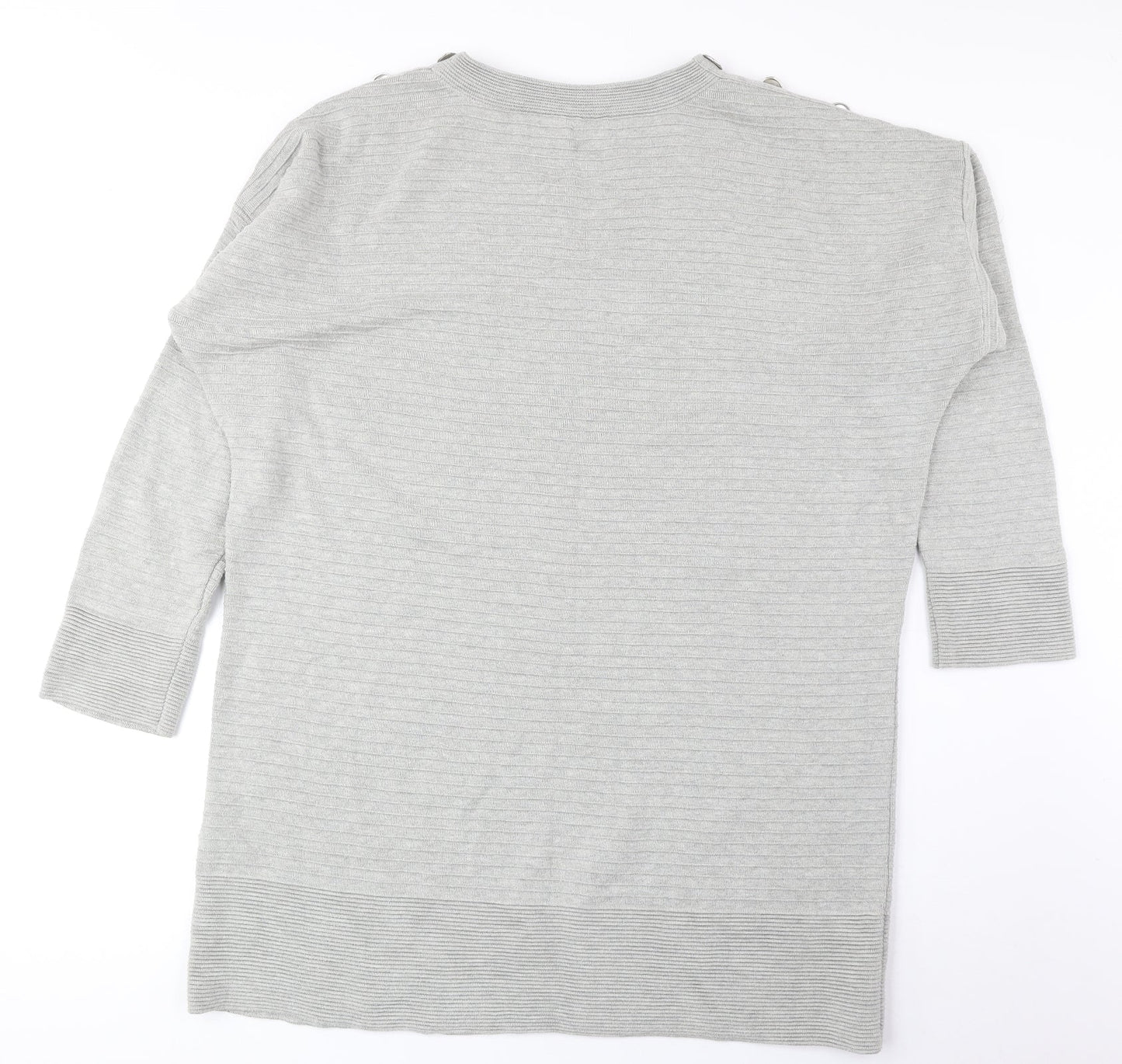 Womens UK Size L Wallis Grey Pullover Jumper