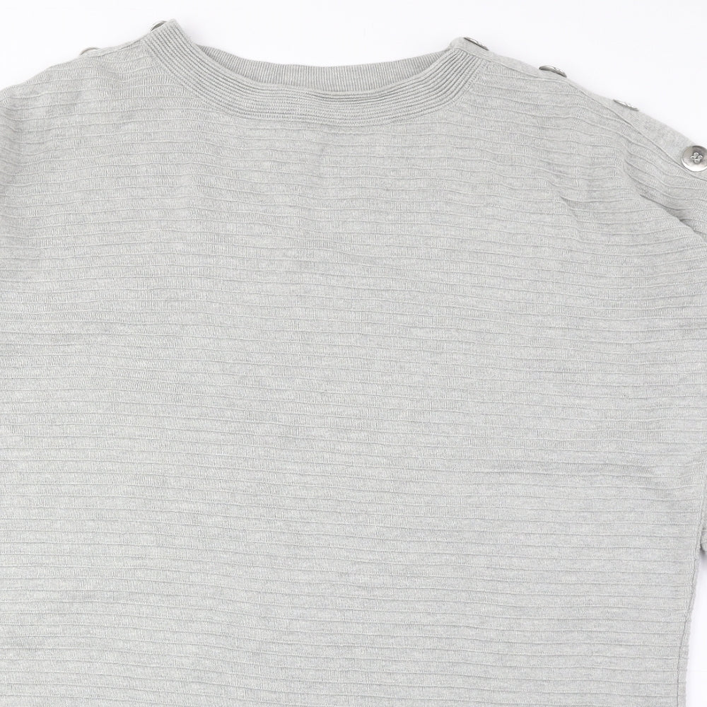 Womens UK Size L Wallis Grey Pullover Jumper
