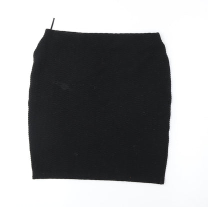 Marks and Spencer Womens Black Polyester Bandage Skirt Size 10