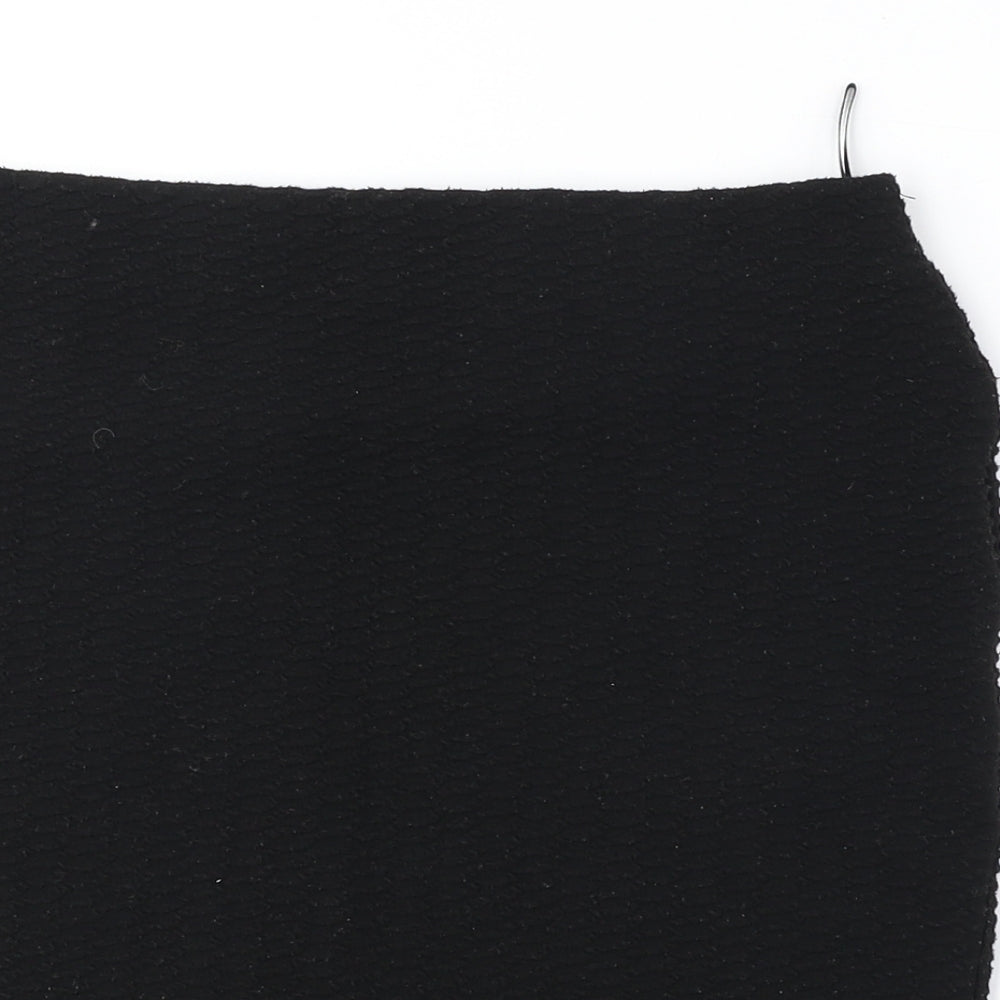 Marks and Spencer Womens Black Polyester Bandage Skirt Size 10