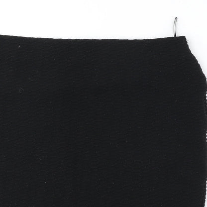 Marks and Spencer Womens Black Polyester Bandage Skirt Size 10