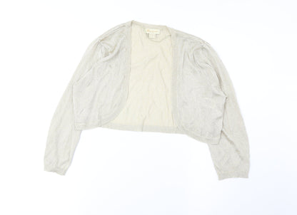 Womens UK Size 14 Monsoon Gold Cardigan Jumper