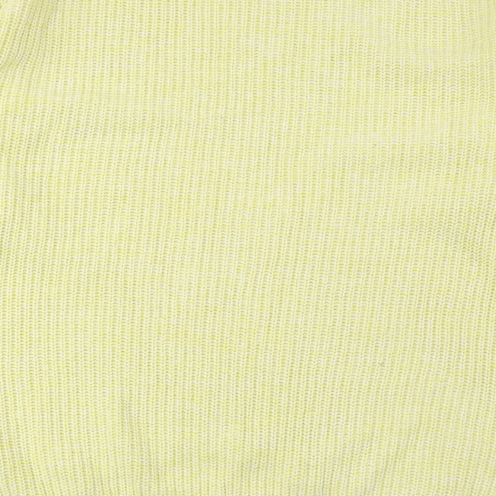 Womens UK Size M Marks and Spencer Yellow Pullover Jumper