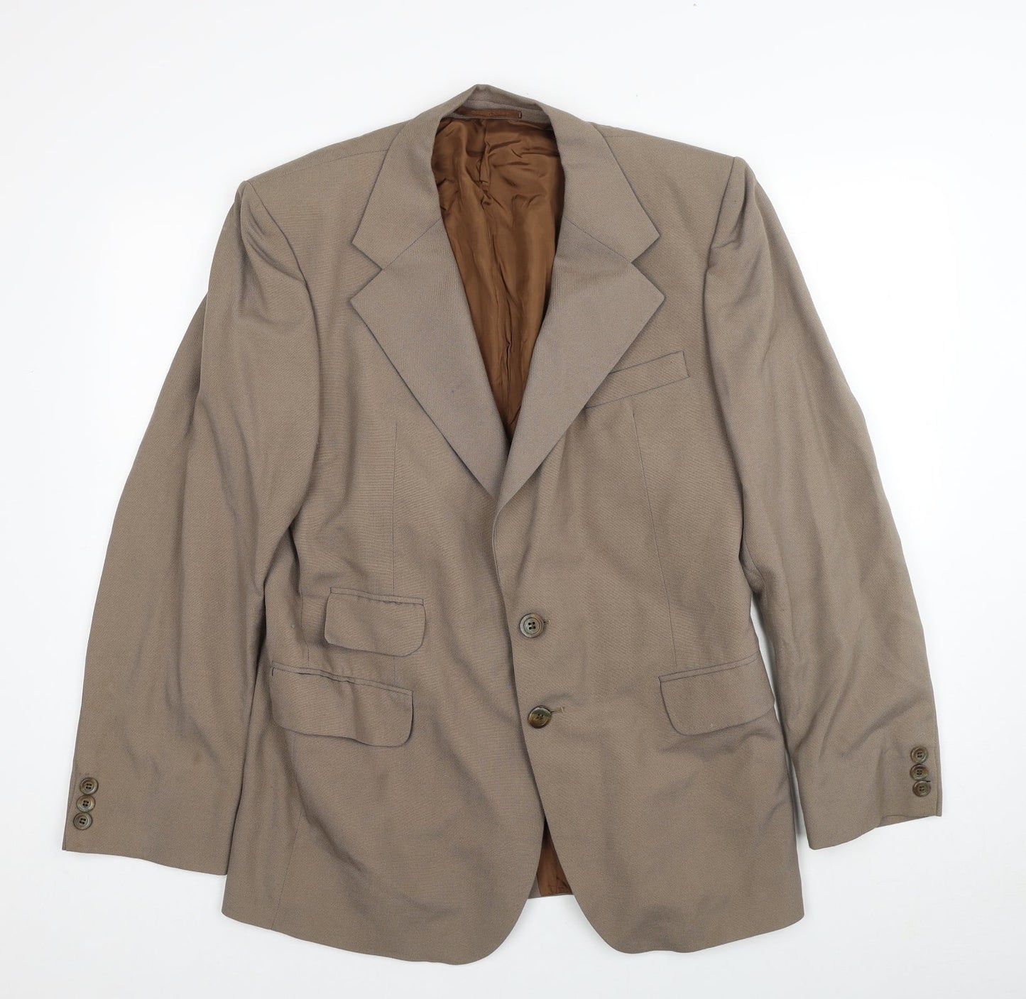 Mens UK Size 38 Burton Regular Brown Suit Jacket