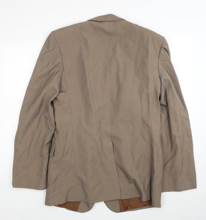 Mens UK Size 38 Burton Regular Brown Suit Jacket