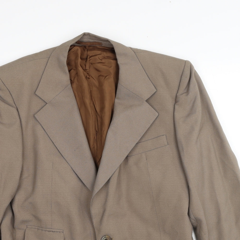 Mens UK Size 38 Burton Regular Brown Suit Jacket