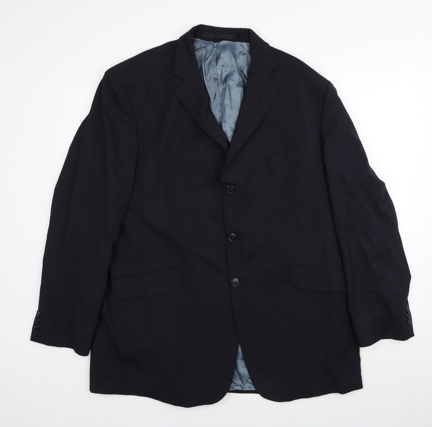 Mens UK Size M Impressions Regular Black Suit Jacket