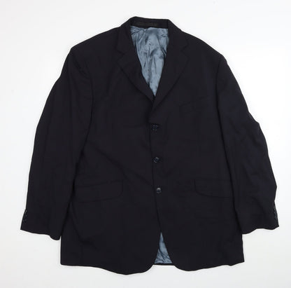 Mens UK Size M Impressions Regular Black Suit Jacket