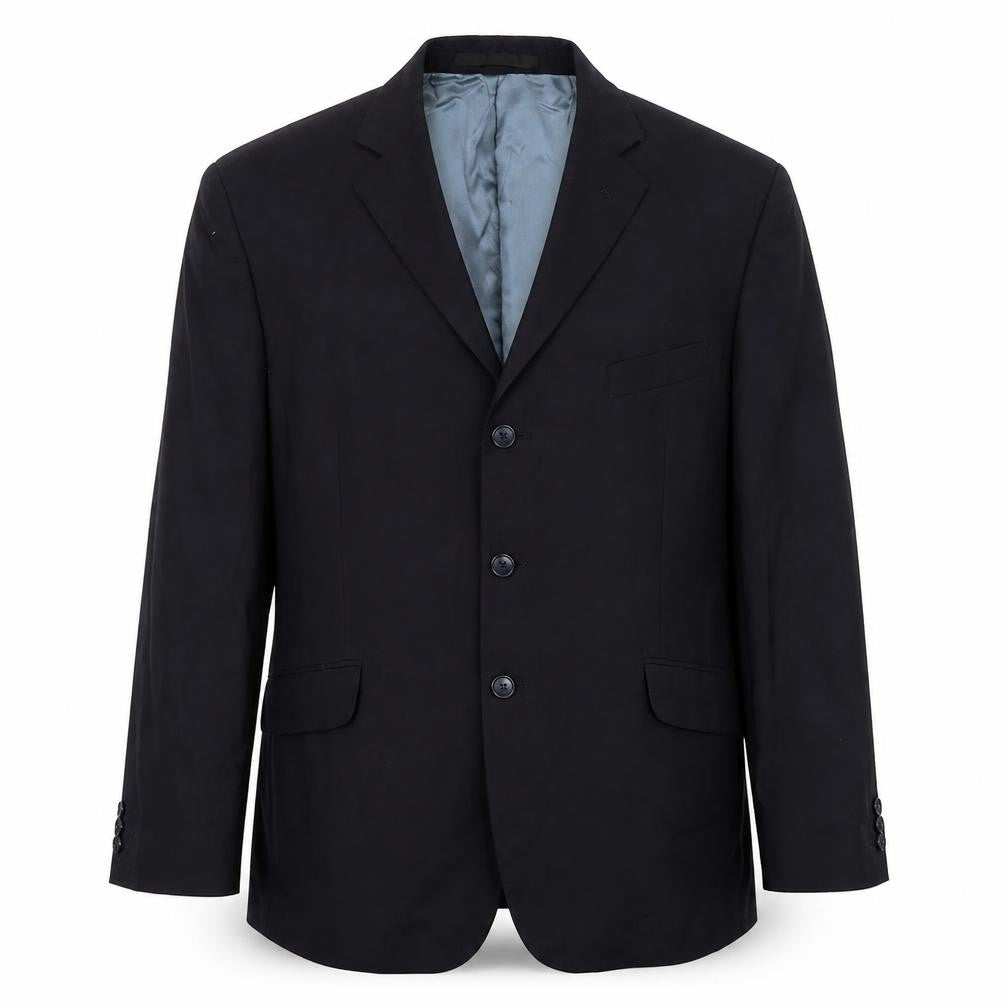 Mens UK Size M Impressions Regular Black Suit Jacket