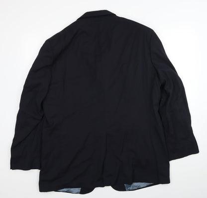 Mens UK Size M Impressions Regular Black Suit Jacket