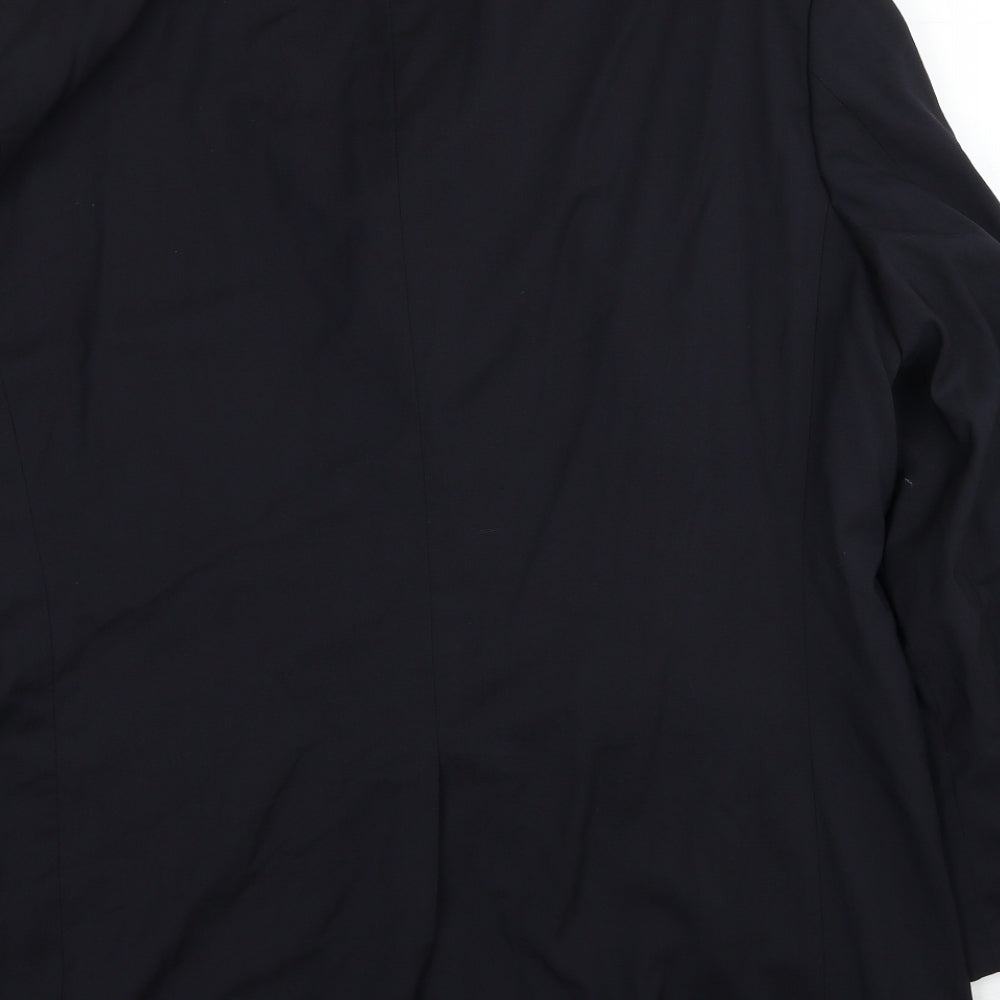 Mens UK Size M Impressions Regular Black Suit Jacket