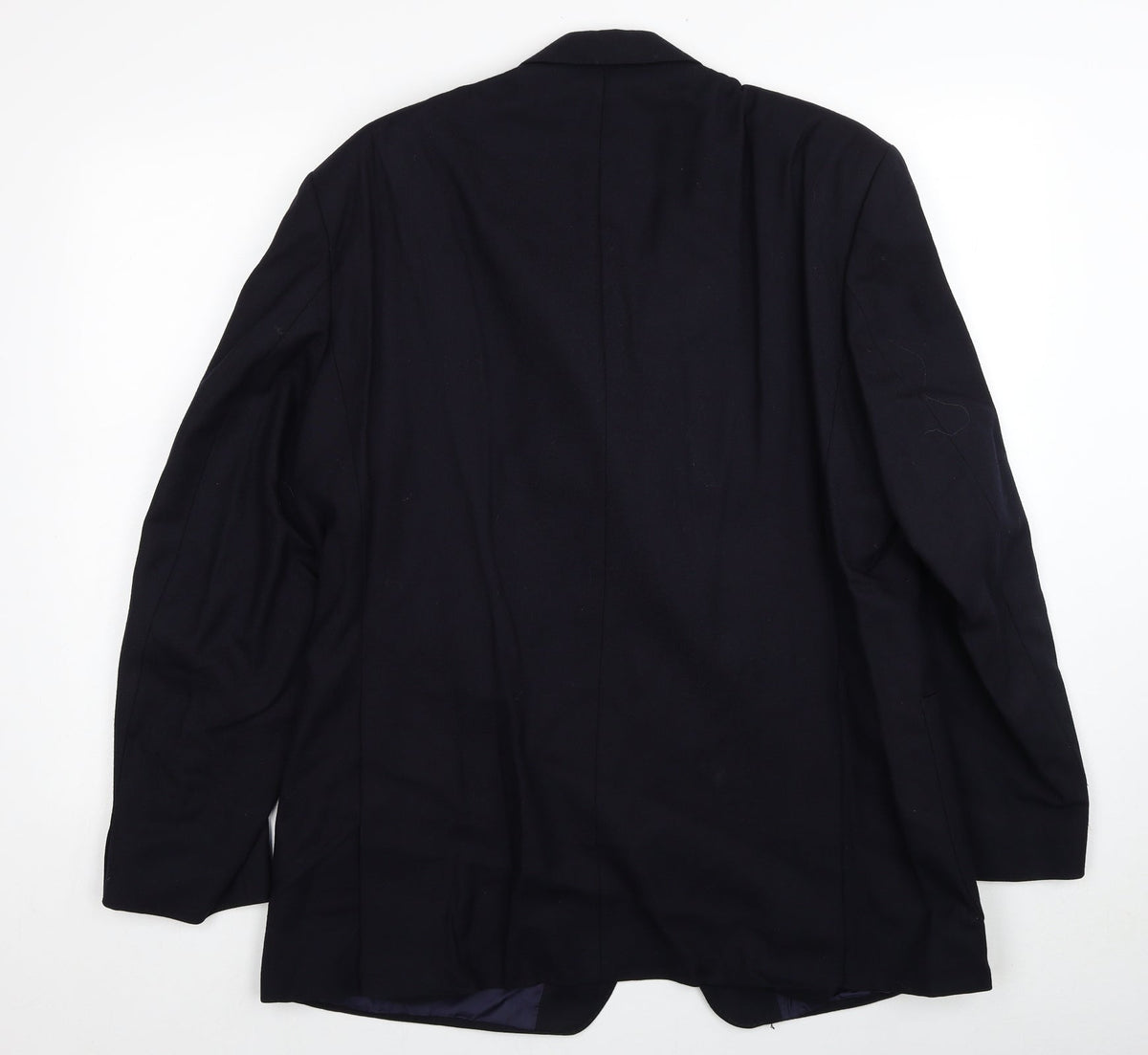 First Impressions Mens Blue Wool Jacket Suit Jacket Size 44 Regular