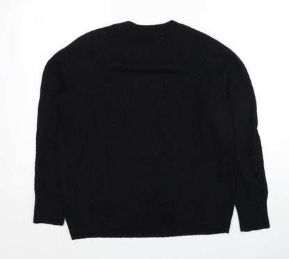 Womens UK Size XS H&M Black Pullover Jumper