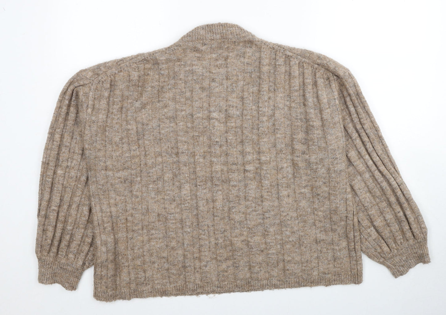 Womens UK Size M Warehouse Brown Pullover Jumper
