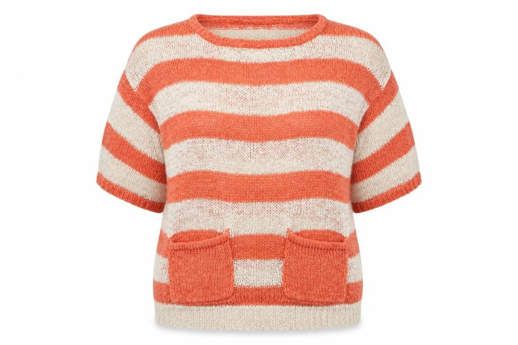 Womens UK Size 10 New Look Orange Pullover Jumper