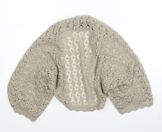 Womens UK Size S Dorothy Perkins Beige Cardigan Jumper