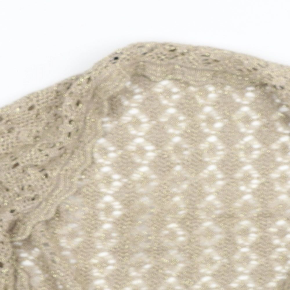 Womens UK Size S Dorothy Perkins Beige Cardigan Jumper
