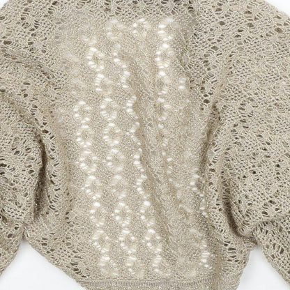 Womens UK Size S Dorothy Perkins Beige Cardigan Jumper