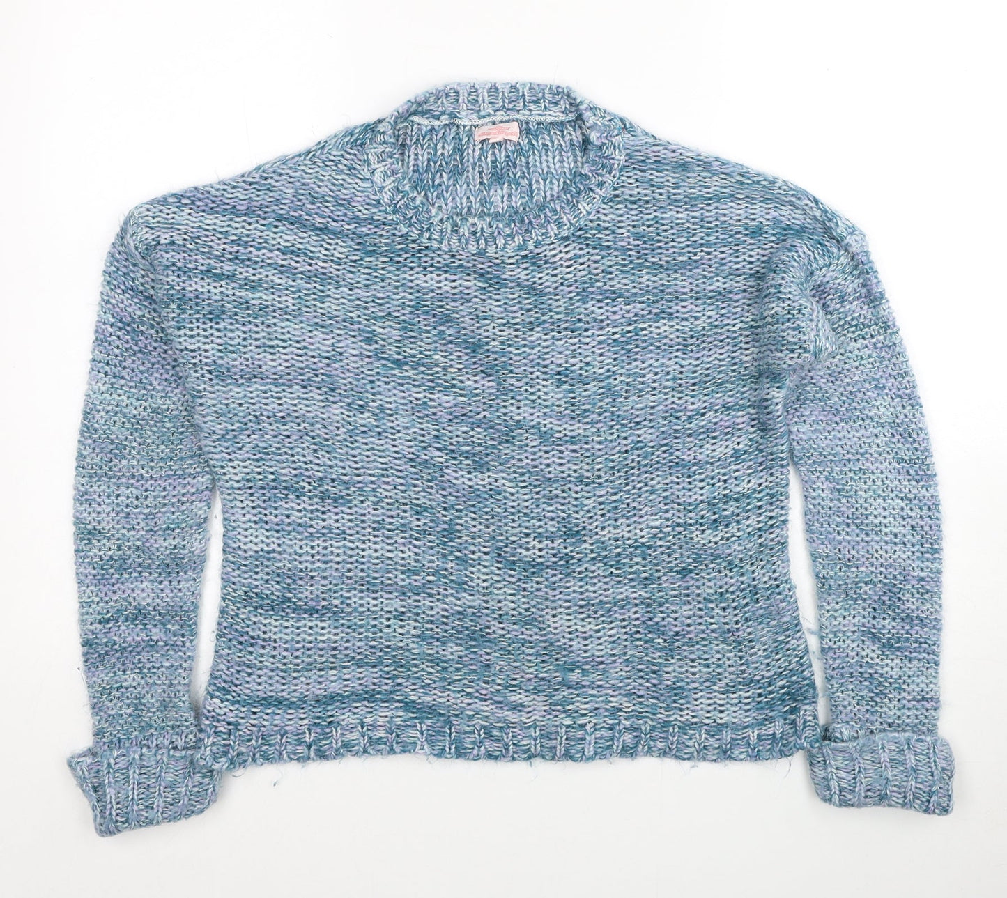 Womens UK Size 12 Preworn Blue Pullover Jumper