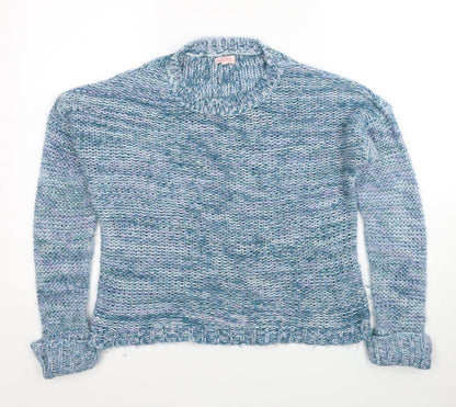 Womens UK Size 12 Preworn Blue Pullover Jumper