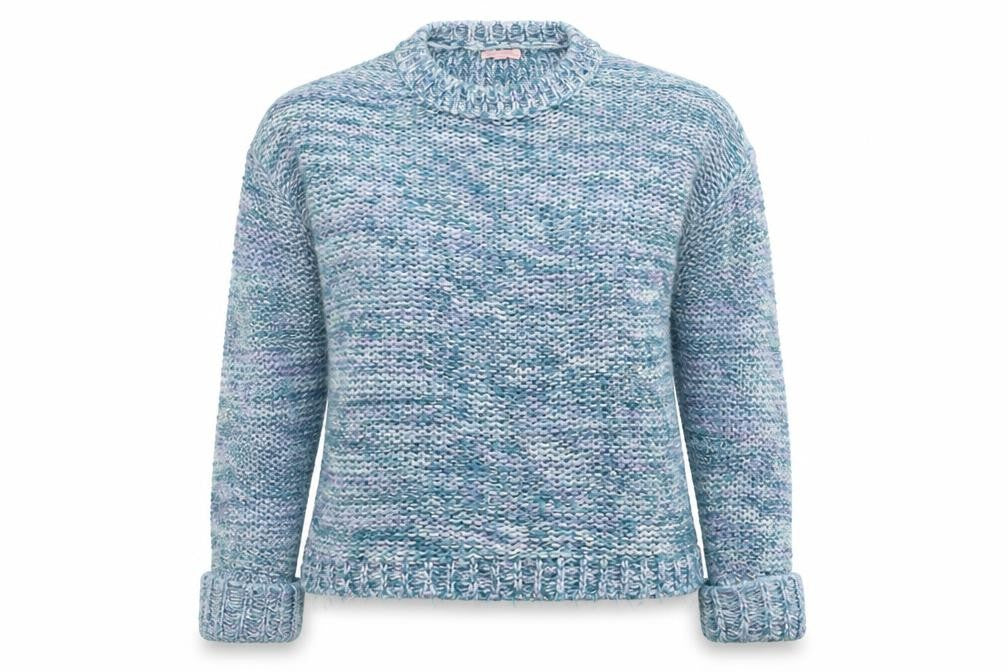 Womens UK Size 12 Preworn Blue Pullover Jumper