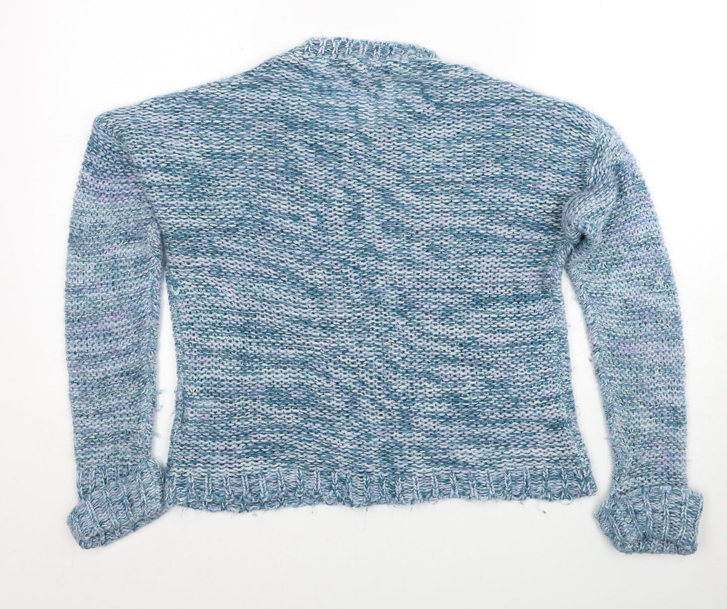 Womens UK Size 12 Preworn Blue Pullover Jumper