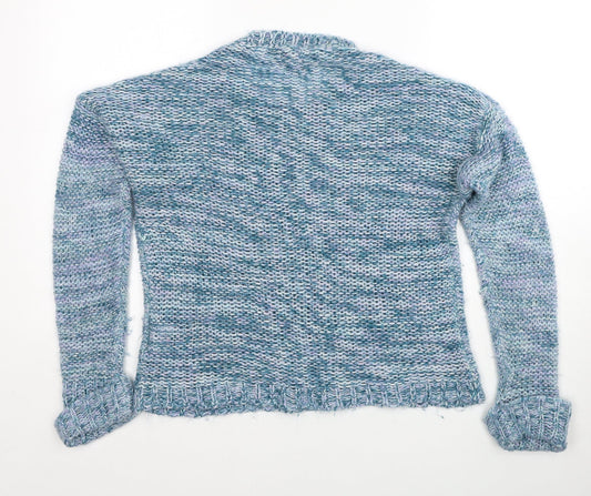 Womens UK Size 12 Preworn Blue Pullover Jumper