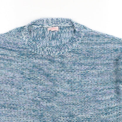 Womens UK Size 12 Preworn Blue Pullover Jumper