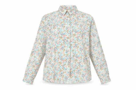 Womens UK Size 12 Preworn White Basic Button-Up