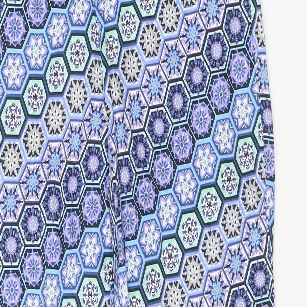 Womens UK Size 8 Dorothy Perkins Regular Fit  Blue Trousers