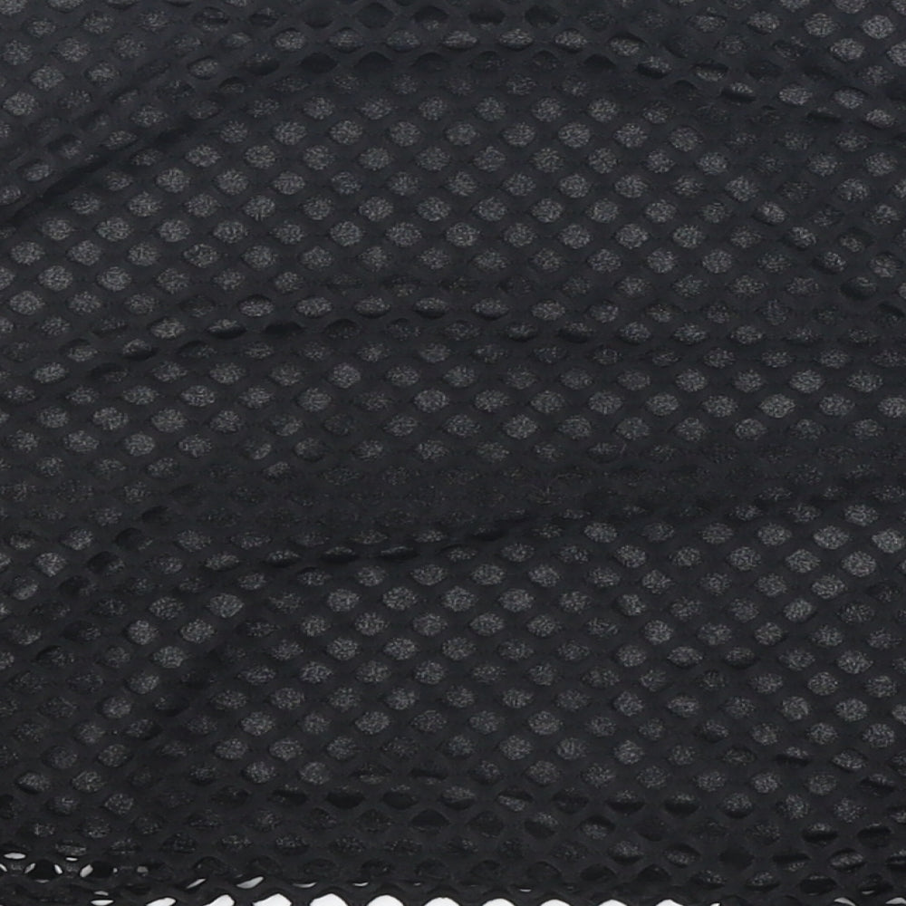 Boohoo Womens Black Polyester Basic Blouse Size 12 Round Neck