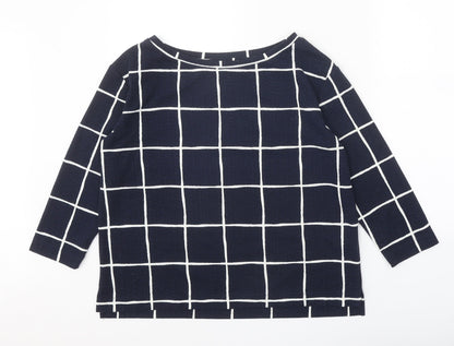 Womens UK Size 12 Marks and Spencer Blue Pullover Jumper