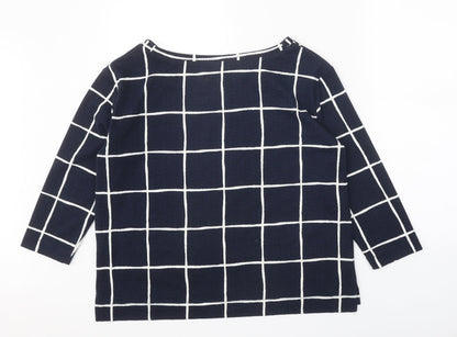 Womens UK Size 12 Marks and Spencer Blue Pullover Jumper
