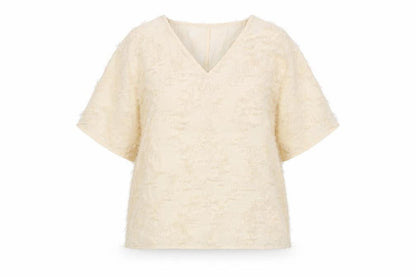 Womens UK Size XL SheIn White Basic Blouse