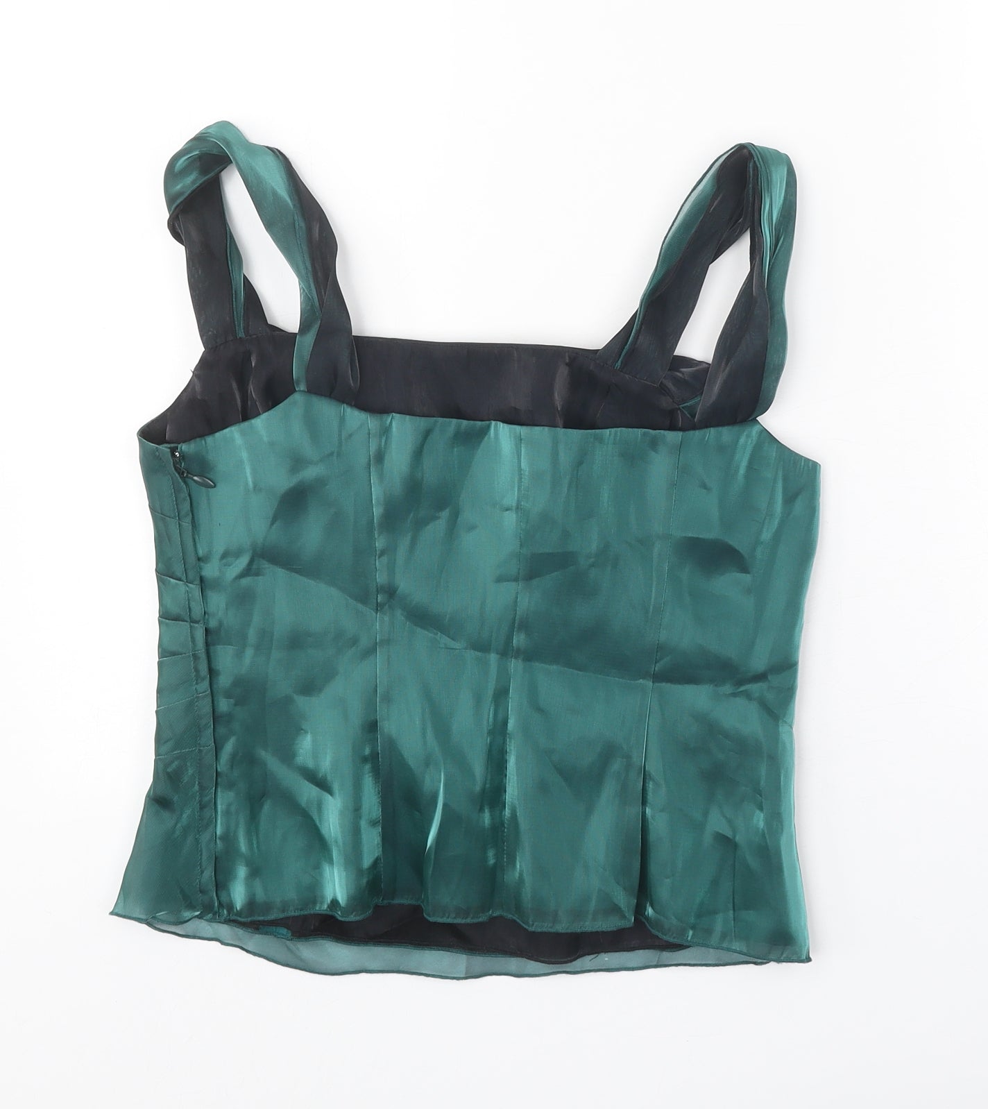 Womens UK Size 10 ALEX&CO Green Basic Tank