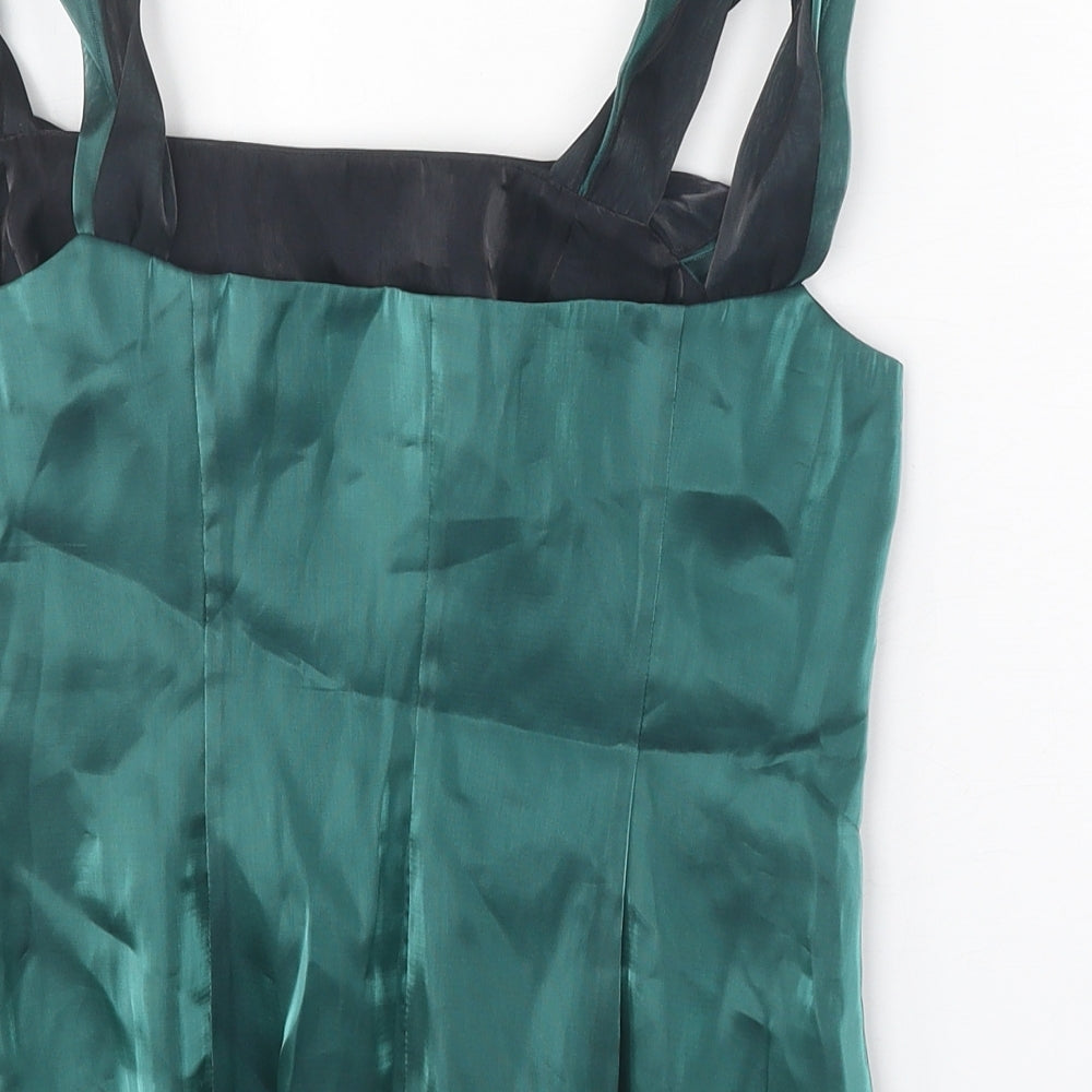Womens UK Size 10 ALEX&CO Green Basic Tank