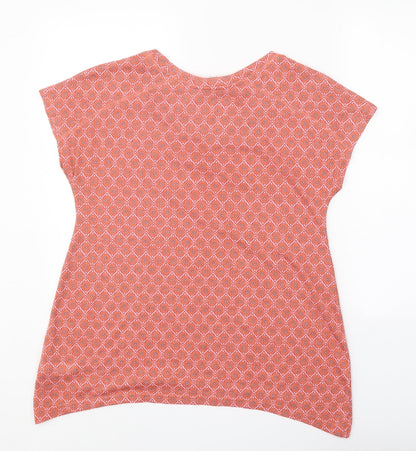 Womens UK Size 8 NEXT Pink Basic T-Shirt