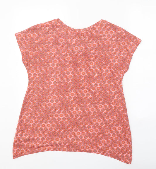 Womens UK Size 8 NEXT Pink Basic T-Shirt